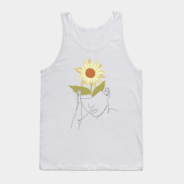 In Bloom Tank Top by LINARAandCO